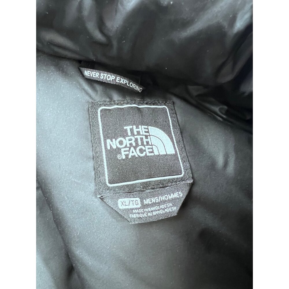 The North Face Black 700 Down Insulated Puffer Vest XL Nuptse - Picture 3 of 13